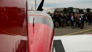 Na letecké show se představila i řada menších letadel, které jsou pevnou součástí Aeroclubu Roudnice nad Labem.