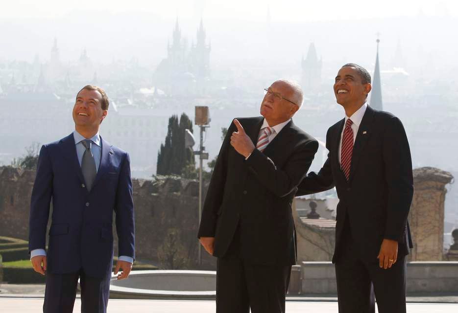 Barack Obama opět v Praze