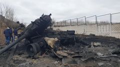 Zničená ruská technika nedaleko Sumy. V oblasti stále operuje ukrajinská armáda i oddíly domobrany.