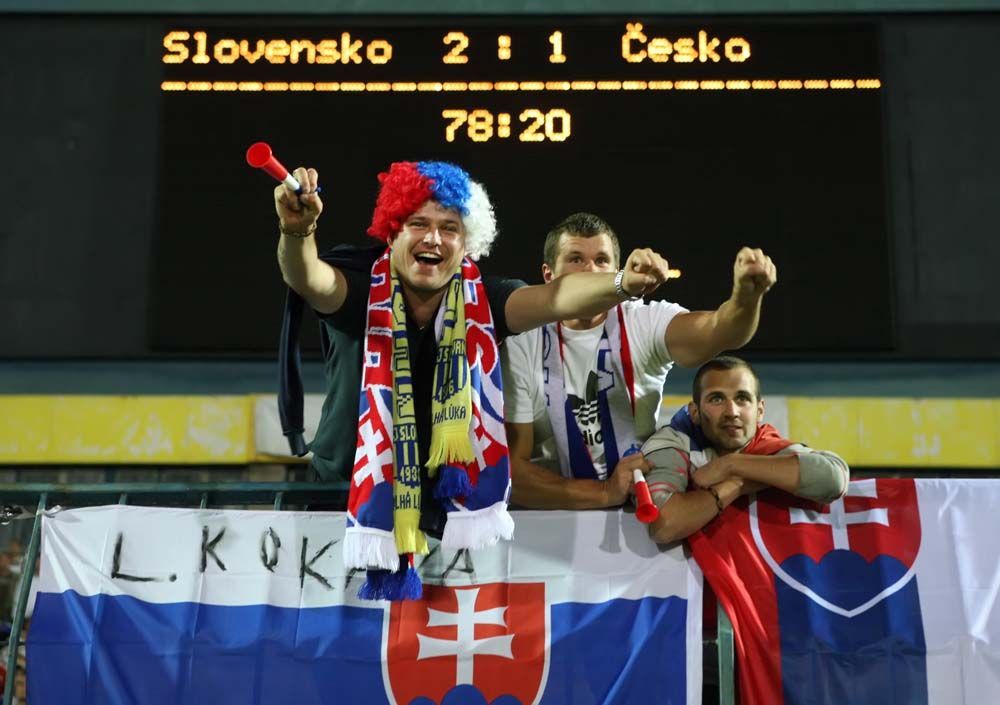 fotbal ČR-Slovensko