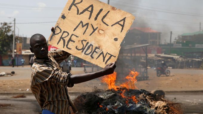 Povolební násilí v Keni.