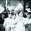 Oslavy hokejového vítězství nad SSSR na Václavském náměstí v roce 1969