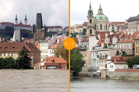 Po stopách zkázy roku 2002. Porovnejte, jak dnes vypadají místa zničená povodní