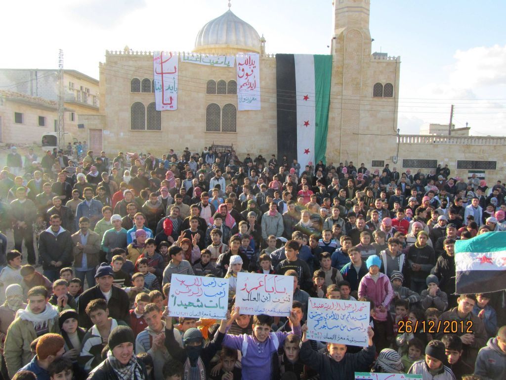 Sýrie demonstrace