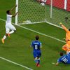 England's Sturridge nearly scores an own goal while trying to clear the ball during the 2014 World Cup Group D soccer match against Italy at the Amazonia arena in Manaus