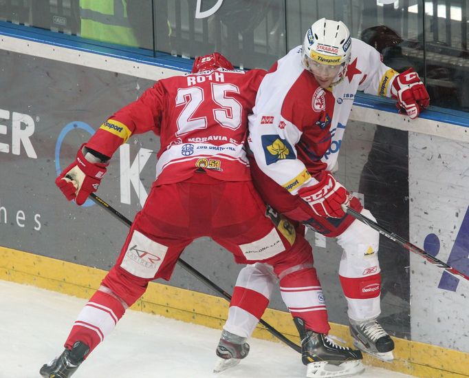 Slavia vs. Třinec, utkání hokejové extraligy