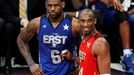 LeBron James a Kobe Bryant na All Star Game 2011