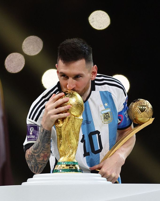 Finále MS ve fotbale 2022, Argentina - Francie: Lionel Messi.