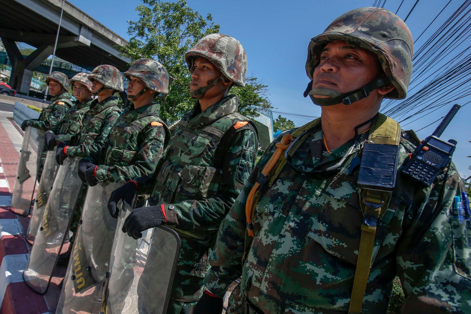 Thajsko - vojáci - převrat