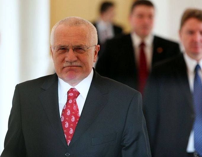 Václav Klaus mezi druhým a třetím kolem druhé volby