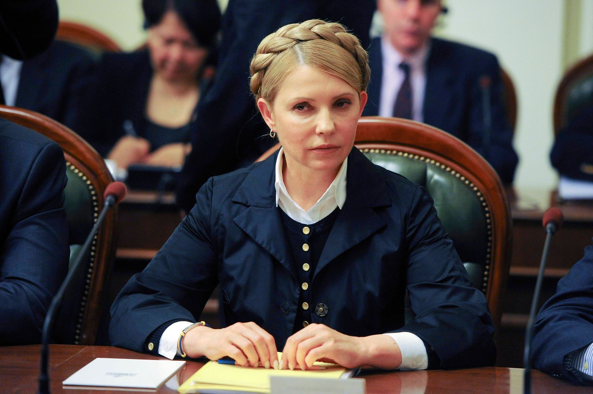 Julija Tymošenková během předvolební kampaně