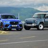 Land Rover 90 Jaguar F-Pace SVR