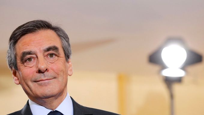 Prezidentský kandidát francouzské umírněné pravice François Fillon.