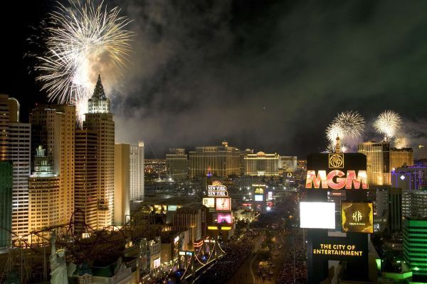 Nový rok v Las Vegas
