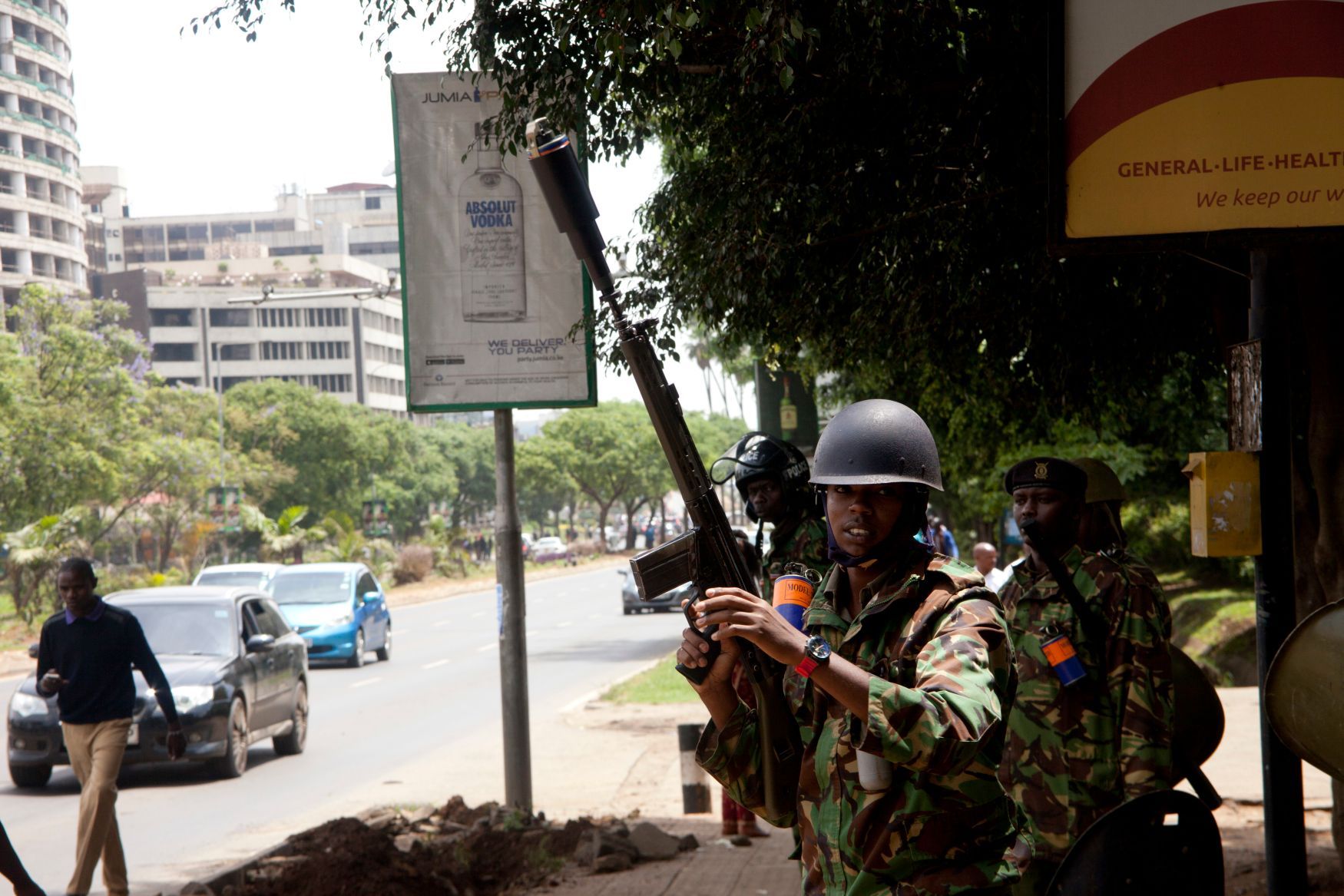 Keňa, demonstrace