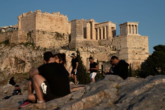 Akropolis, Atény, Řecko.