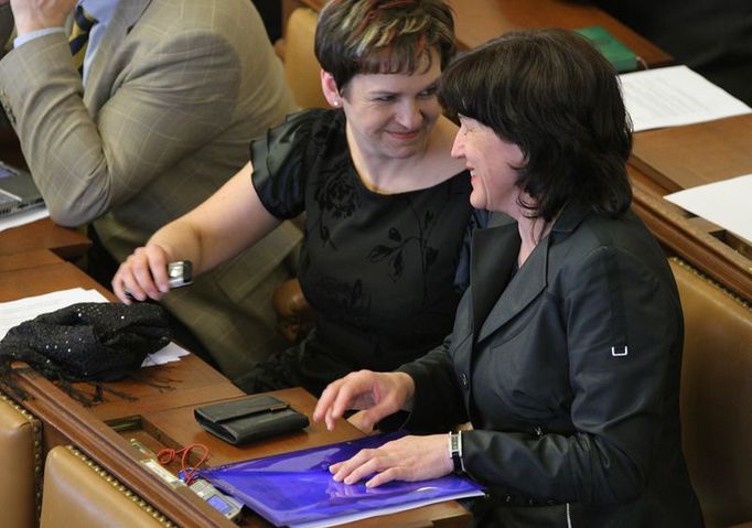 Věra Jakubková a Olga Zubová.