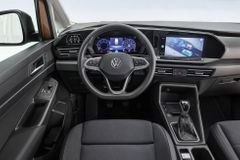 Nový interiér Volkswagenu Caddy.