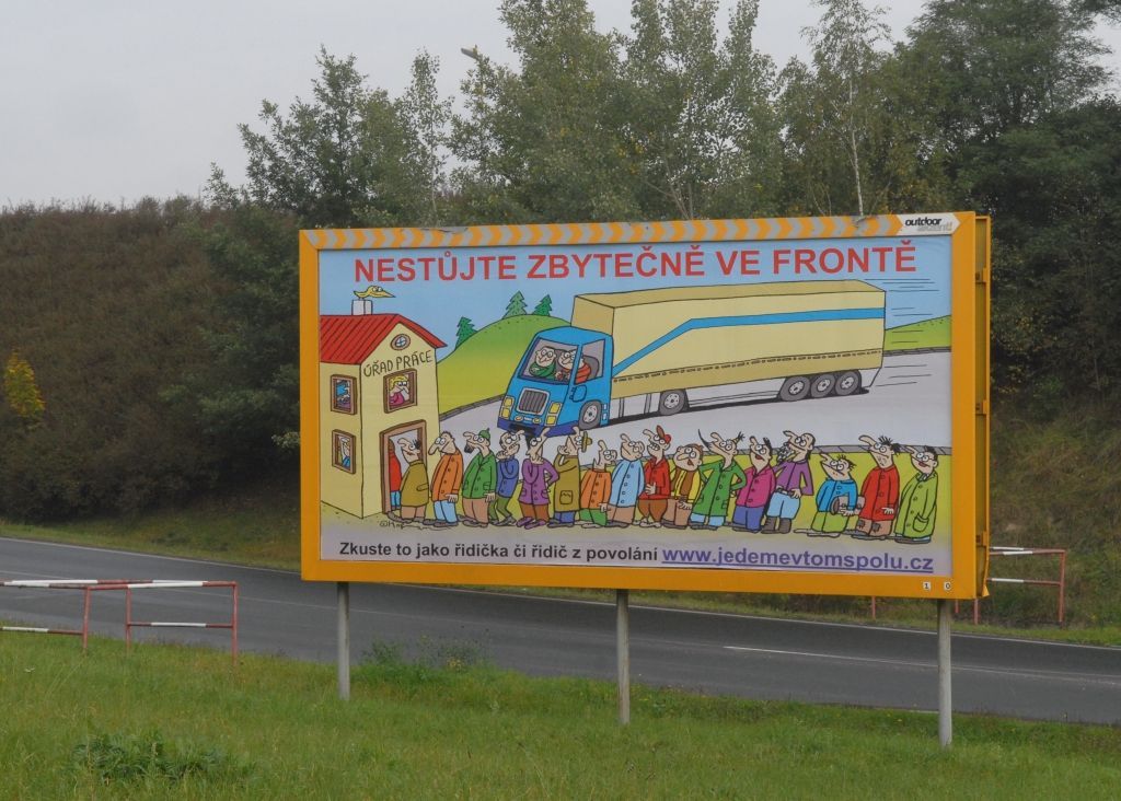 Billboardová kampaň sdružení Česmad Bohemia