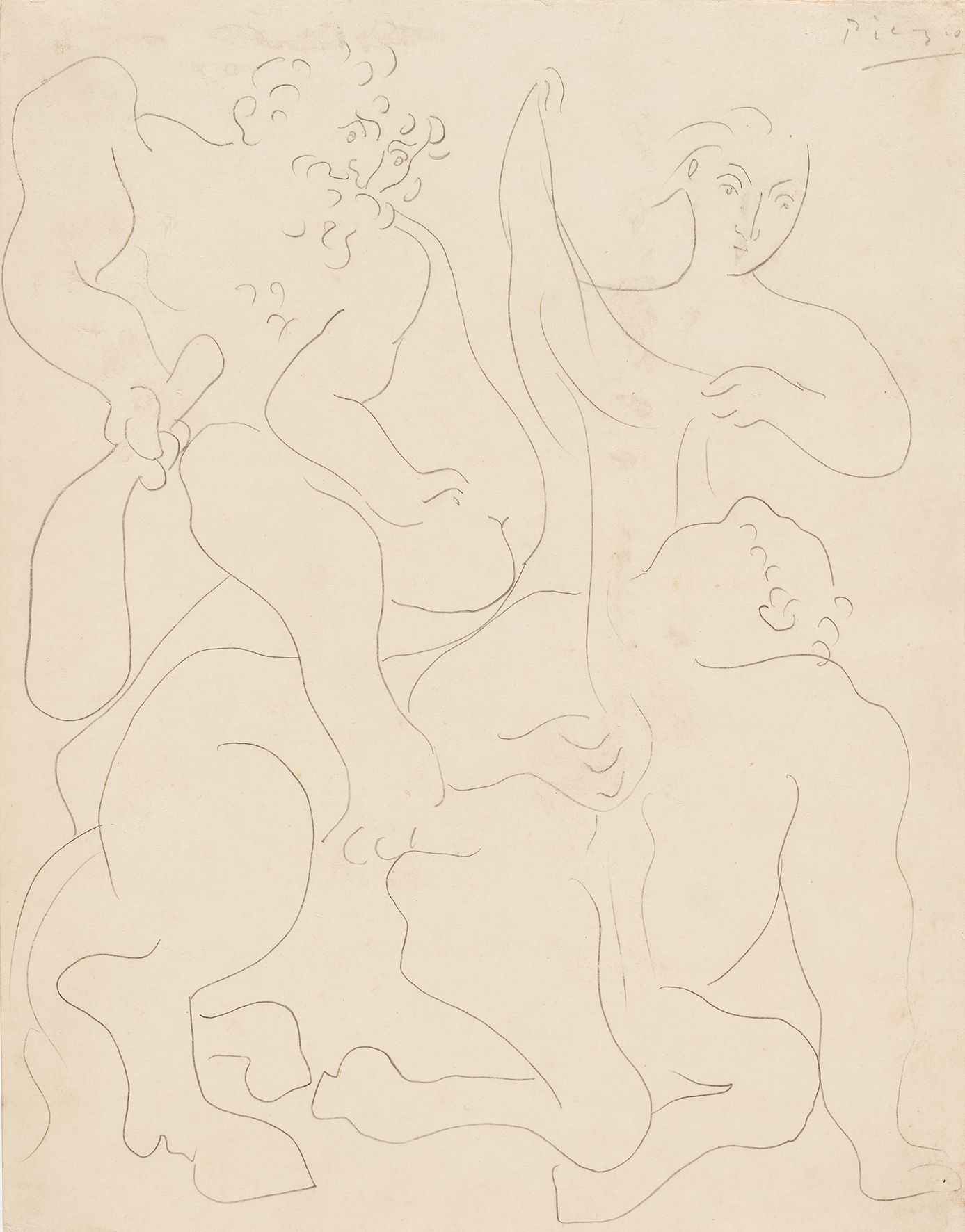 Pablo Picasso (1881–1973) Hercules zabíjející kentaura Nessose 1924 - 1930