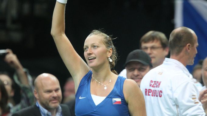 Petra Kvitová přiznala, že jí v závěru zápasu s Jelenou Jankovičovou docházely síly