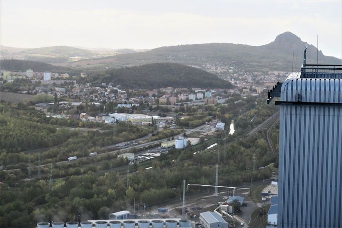 Elektrárna Ledvice a vyhlídková věž