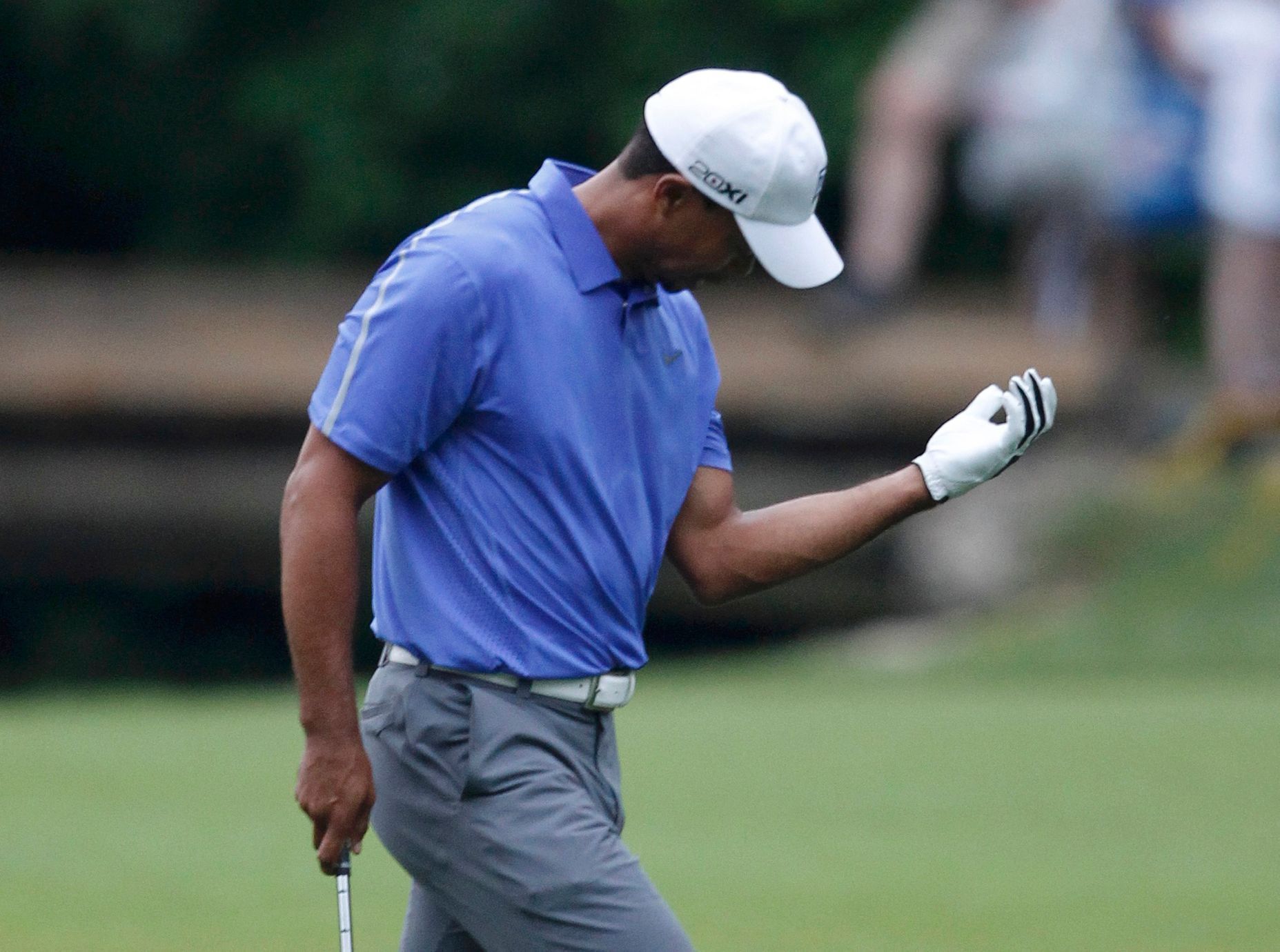 Tiger Woods na golfovém US Open 2013