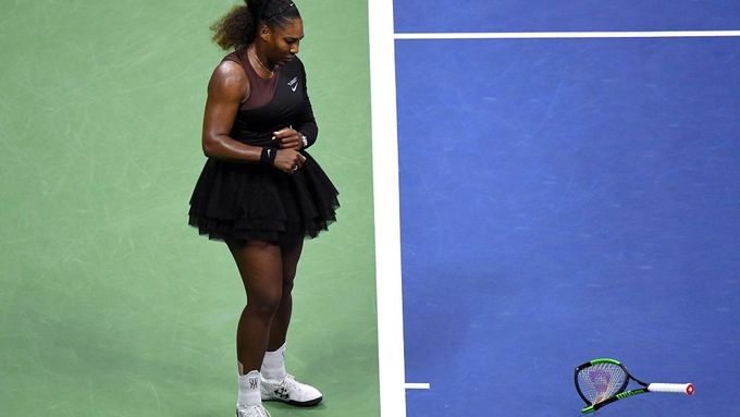 Video: Serena Williamsová ve finále US Open 2018