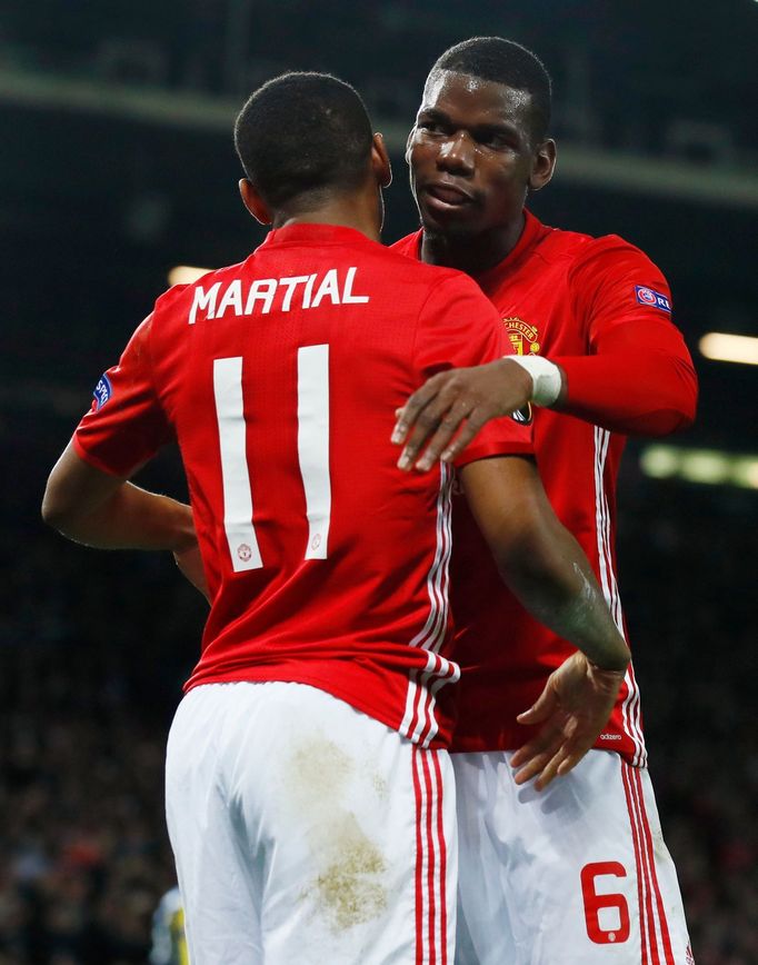 Paul Pogba a Anthony Martial