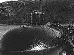 Ruská jaderná ponorka.