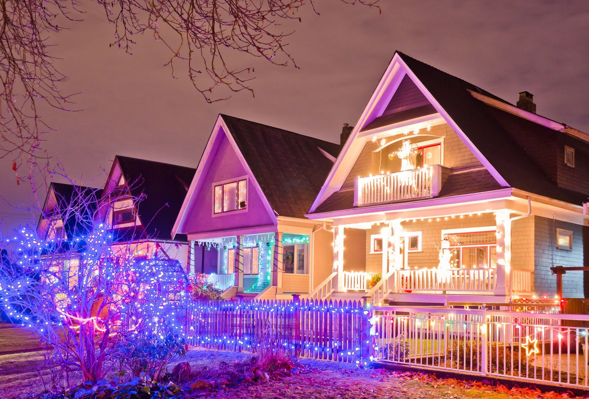 Vánoce osvětlení výzdoba Vancouver