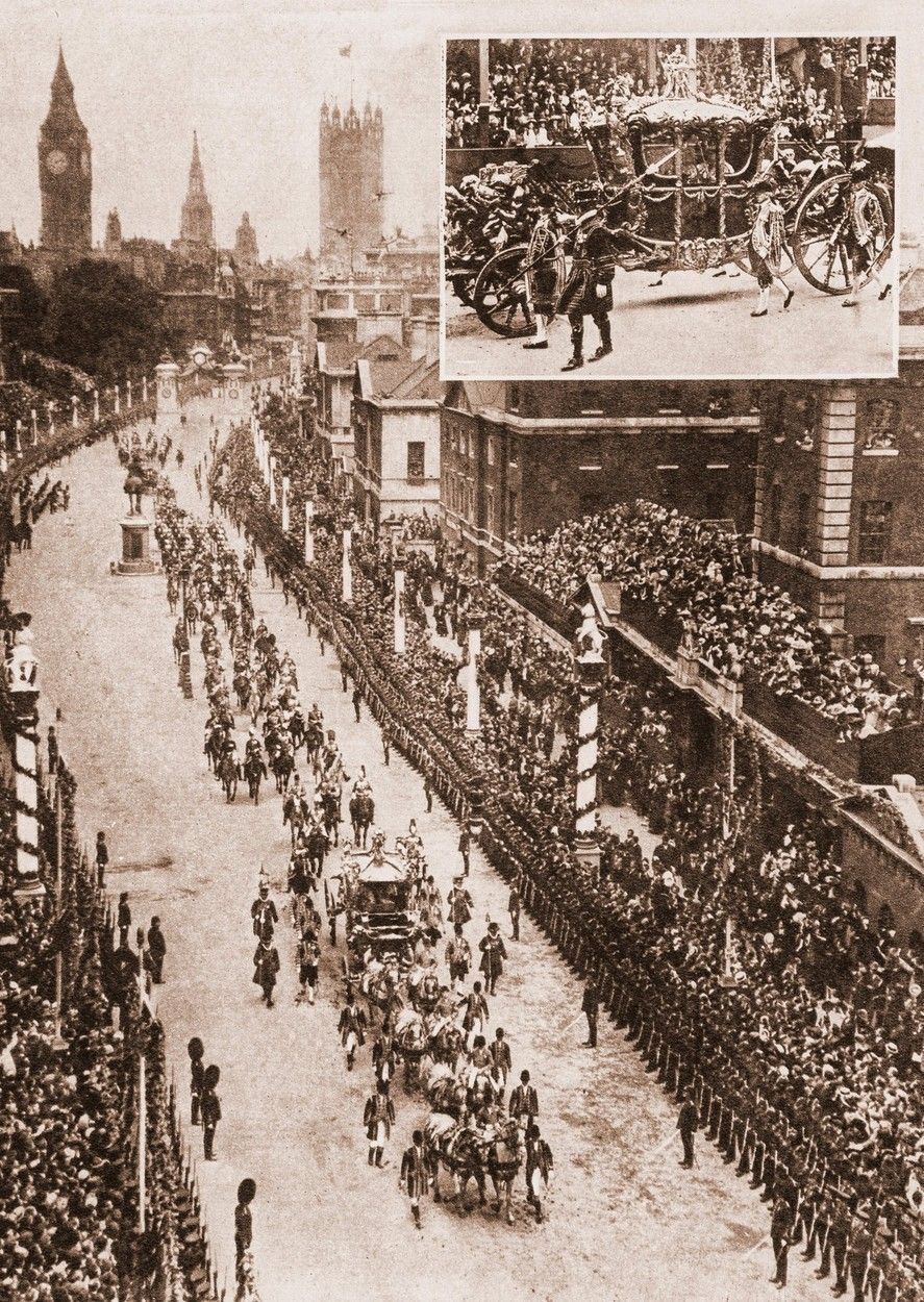 Jiří V., korunovace, historie, Velká Británie, Zahraničí