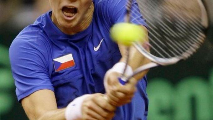 Tomáš Berdych ve finále Davis Cupu