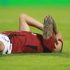 fotbal, Liga mistrů 2024/2025, 4. předkolo, Sparta - Malmö, Lukáš Haraslín, smutek