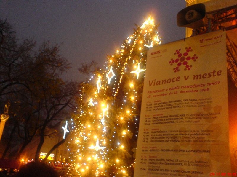 vánoční trhy - bratislava