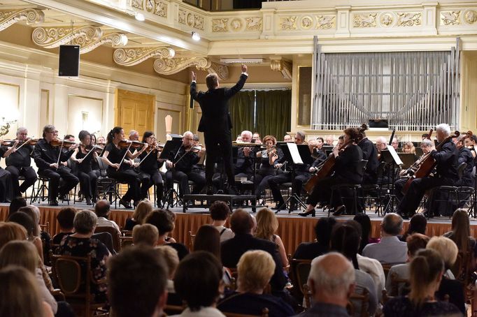 Snímek ze čtvrtečního koncertu Filharmonie Brno.