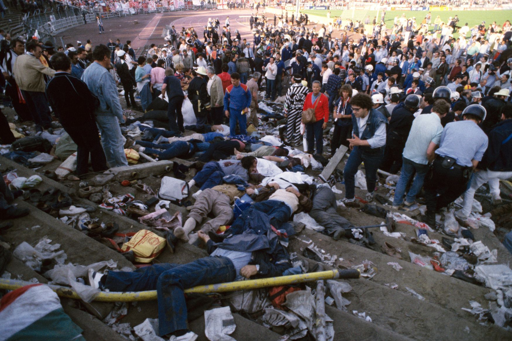fotbal, finále PMEZ 1985, Liverpool - Juventus, Brusel, tragédie