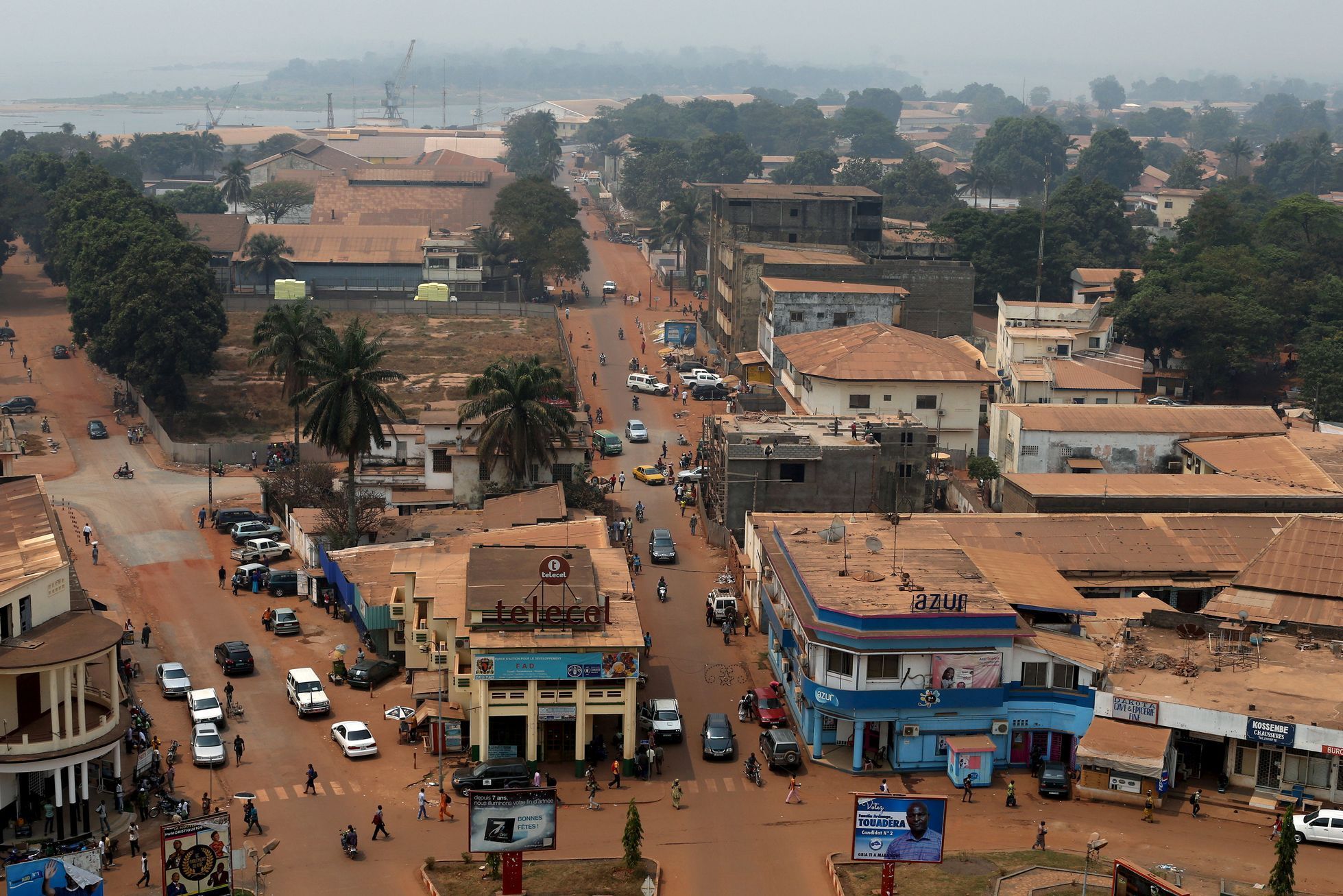 Metropole Středoafrické republiky Bangui.