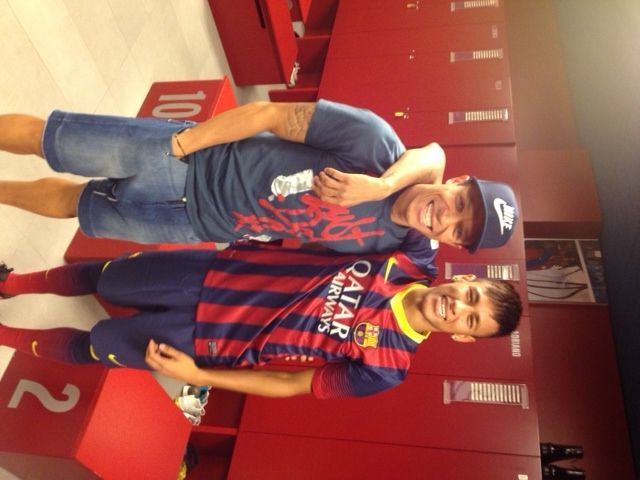 Nový hráč FC Barcelona - Brazilec Neymar