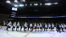 Jan 25, 2015; Columbus, OH, USA; Team Toews and Team Foligno shake hands after the 2015 NHL All Star Game at Nationwide Arena. Mandatory Credit: Andrew Weber-USA TODAY Sp