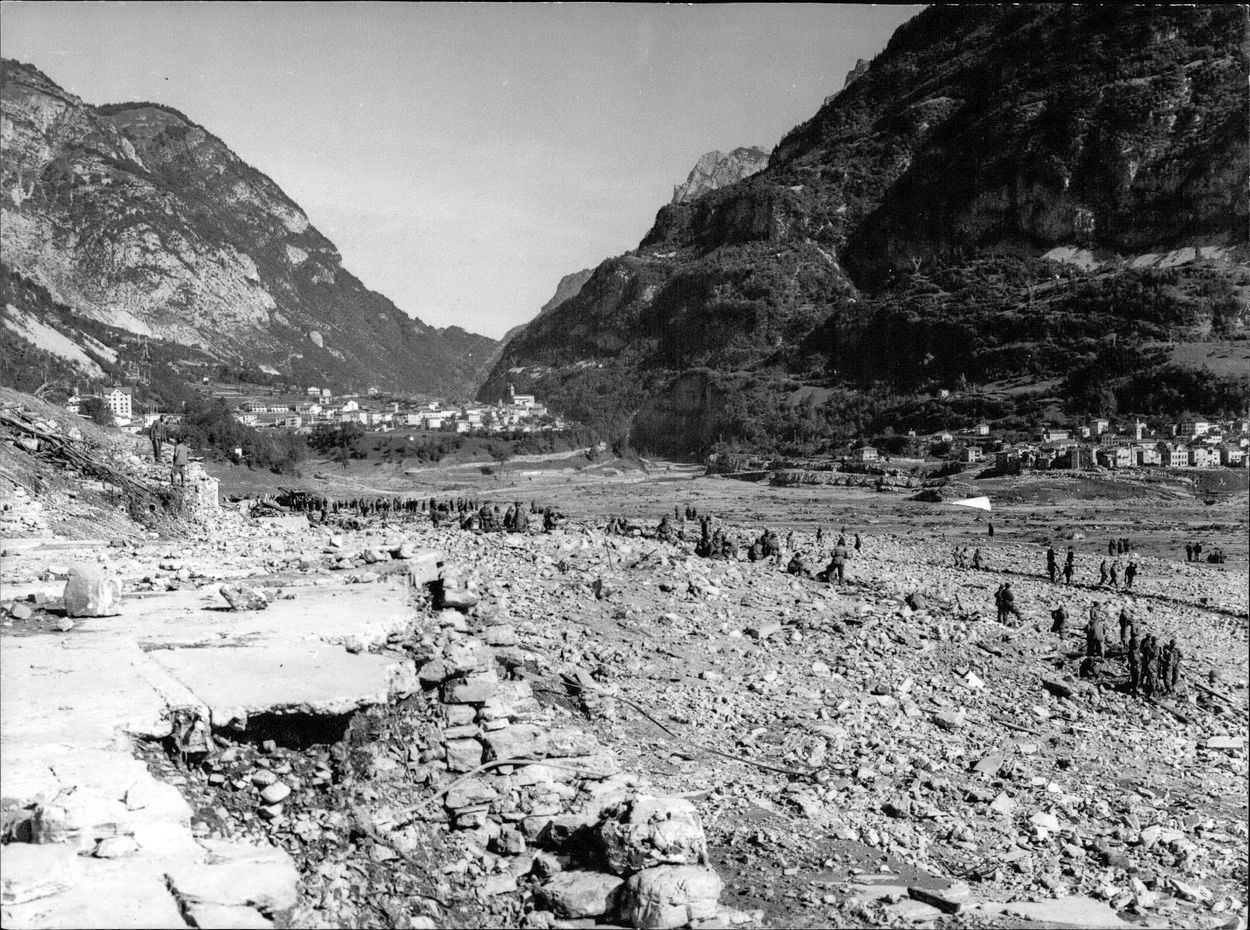 Katastrofa, přehrada Vajont, Itálie, tsunami, výročí, historie