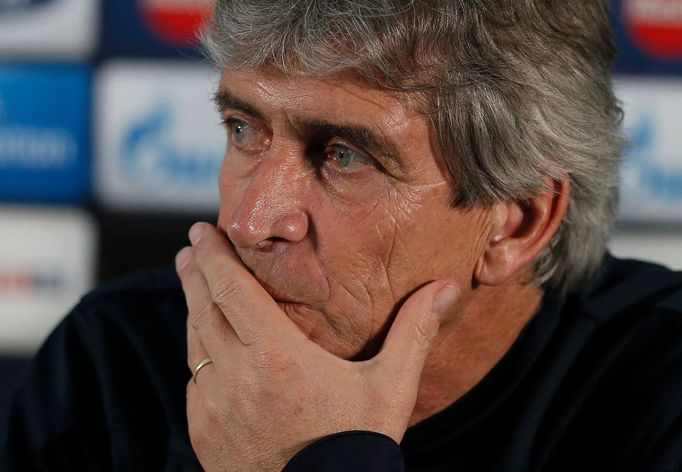 Trenér Manchesteru City Manuel Pellegrini