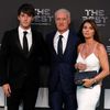 fotbal, galavečer FIFA 2018, Didier Deschamps s manželkou Claude a synem