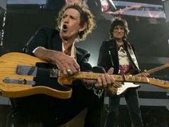 Keith Richards na evropském turné skupiny Rolling Stones