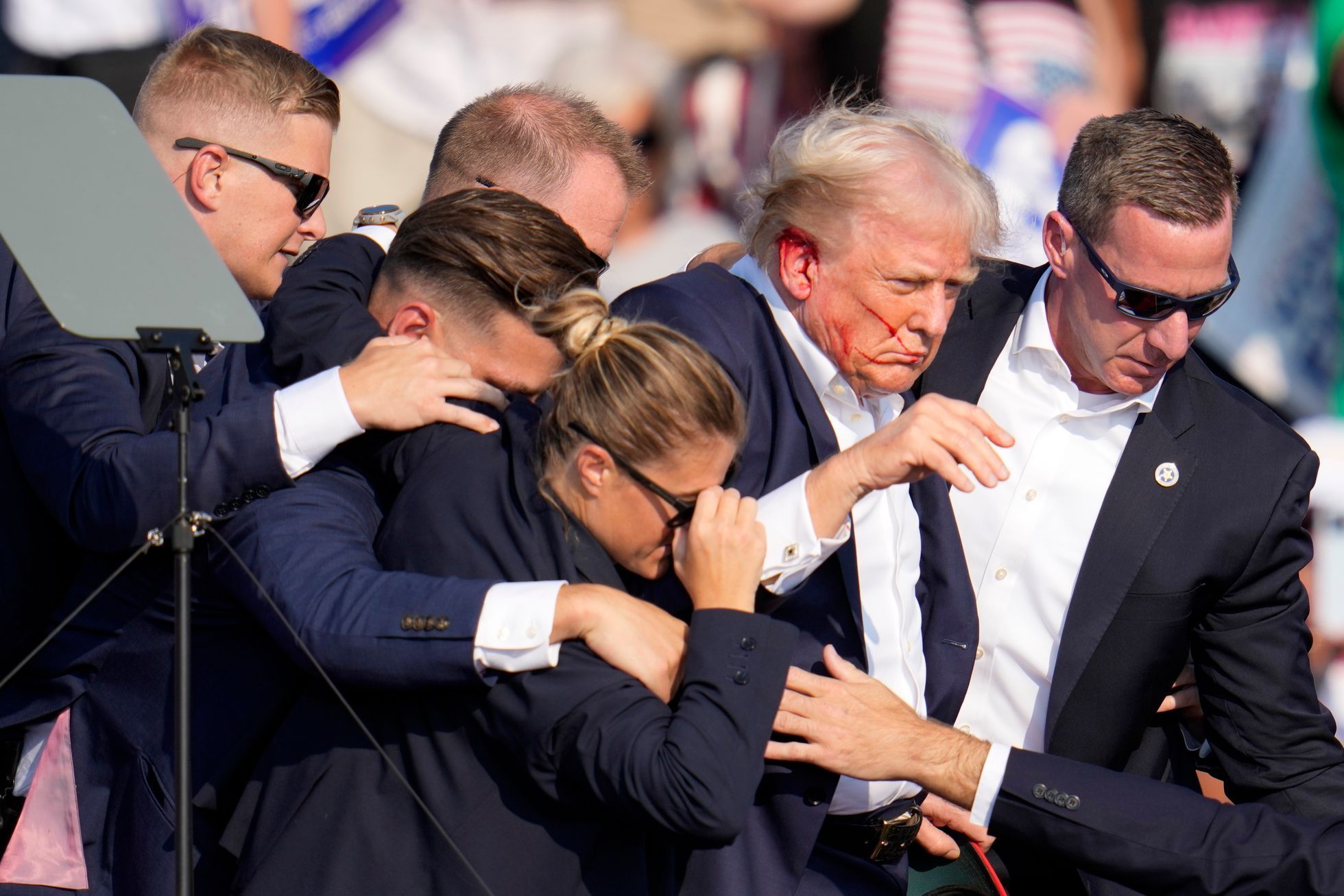 Donald Trump střelba mítink