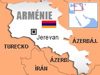 Mapa - Arménie