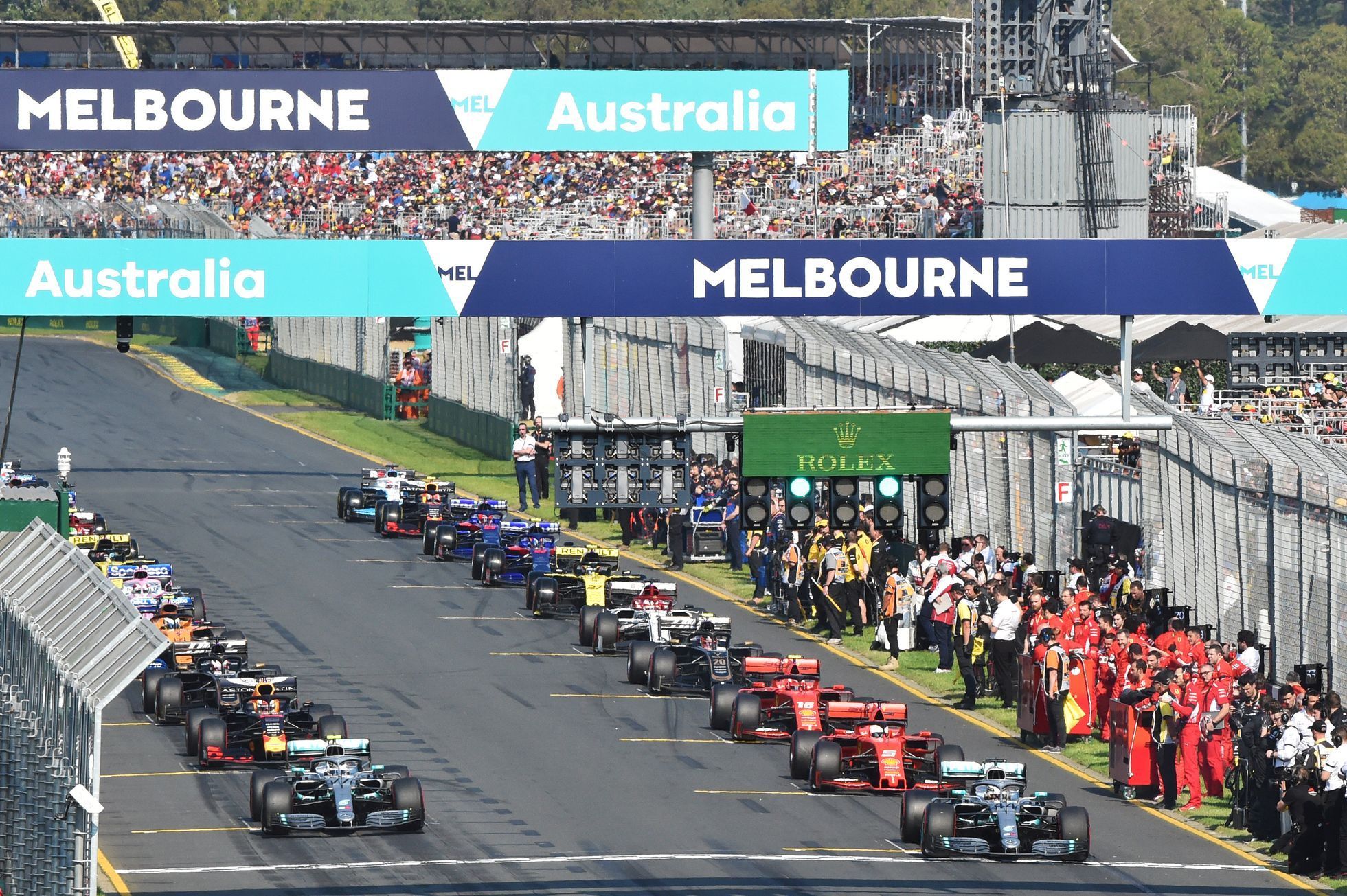 F1, VC Austrálie 2019: start