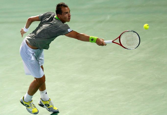 Lukáš Rosol na turnaji v Dubaji 2014