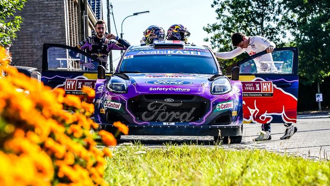 Adrien Fourmaux, Ford na trati Belgické rallye 2022