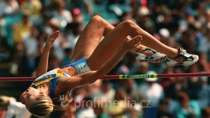 Švédská výškařka Kajsa Bergquistová